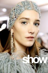 Elie Saab beauty backstage woman haute couture spring 2018 paris