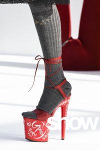 Vivienne Westwood close-up shoes Woman Man Fall Winter 2018 Paris